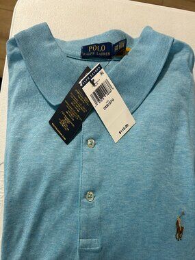 Polo Ralph Lauren Big & Tall Soft Cotton Polo Shirt NWT Blue 2XB
